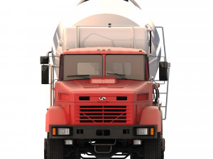 KrAZ 7133P4 concrete mixer 2011 Modello 3D