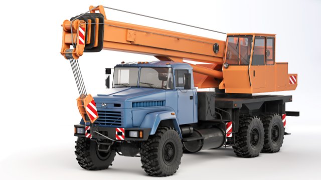 KrAZ 63221 KTA-25 2007 Modelo 3D .c4d .max .obj .3ds .fbx .stl .blend 