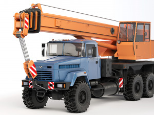 KrAZ 63221 KTA-25 2007 3Dモデル