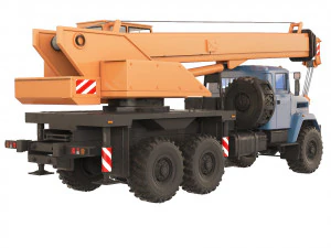 KrAZ 63221 KTA-25 2007 3D Model