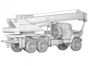 KrAZ 63221 KTA-25 2007 Modelo 3D