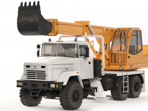 KrAZ 63221 UDS-114 2018 3D मॉडल