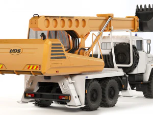 KrAZ 63221 UDS-114 2018 3D Model