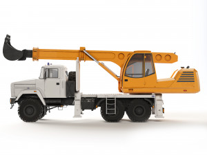 KrAZ 63221 UDS-114 2018 3D Модель
