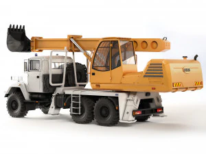 KrAZ 63221 UDS-114 2018 3D Model