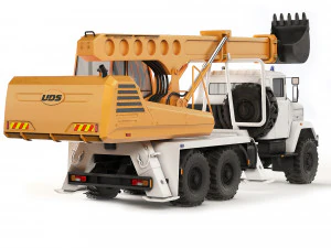 KrAZ 63221 UDS-114 2018 3D Model