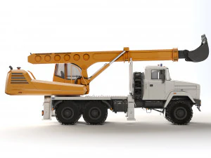 KrAZ 63221 UDS-114 2018 3D Model
