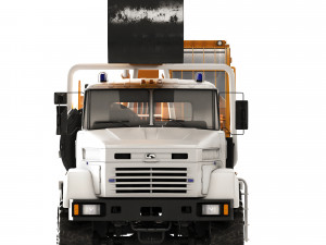 KrAZ 63221 UDS-114 2018 3D Модель