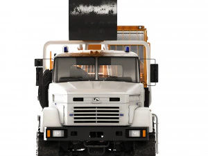 KrAZ 63221 UDS-114 2018 3D Model