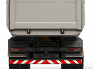 Kraz 65032 dump truck 2012 3D Model