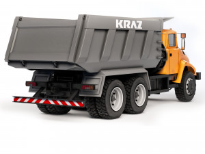 Kraz 65032 dump truck 2012 3D Model