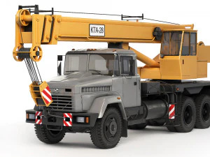 KrAZ 65053 KTA-28 2008 Modelo 3D