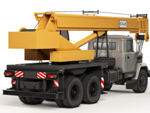 KrAZ 65053 KTA-28 2008 3Dモデル