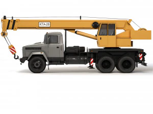 KrAZ 65053 KTA-28 2008 3D Model