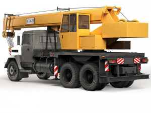 KrAZ 65053 KTA-28 2008 3D Model