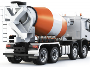 Mercedes-Benz Arocs 3540 Concrete Mixer 2022 3D 모델