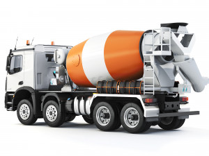 Mercedes-Benz Arocs 3540 Concrete Mixer 2022 3D 모델