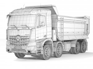 Mercedes-Benz Arocs 4142 tipper 2021 3D 模型