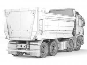 Mercedes-Benz Arocs 4142 tipper 2021 3D 模型