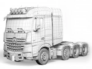 Mercedes-Benz Arocs 4163 8x4 2020 Modelo 3D