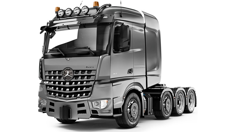Mercedes-Benz Arocs 4163 8x4 2020 Modelo 3D .c4d .max .obj .3ds .fbx .stl .blend