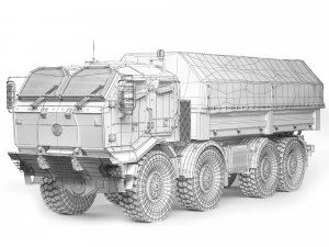 タトラ 815-7 8X8 2020 3Dモデル