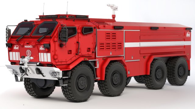 Tatra Titan CZS 40 2020 3D Модель .c4d .max .obj .3ds .fbx .stl .blend 