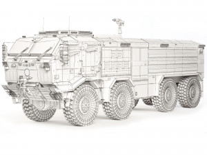 Tatra Titan CZS 40 2020 3D Модель