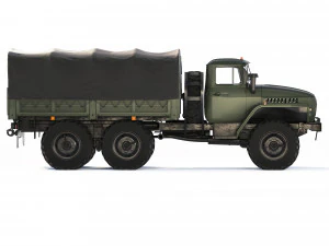 Ural 4320 branda g&ouml;vdesi 1980 3D Model