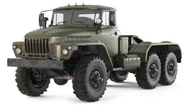 Ural 4420 1978 3D 모델 .c4d .max .obj .3ds .fbx .stl .blend 