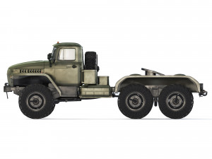 Ural 4420 1978 3D 모델