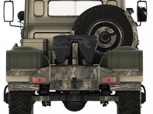 Ural 4420 1978 3D Model