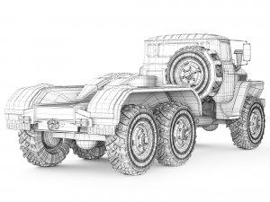 Ural 4420 1978 3D 모델