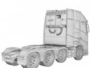 Volvo FH16 84 2022 Modèle 3D