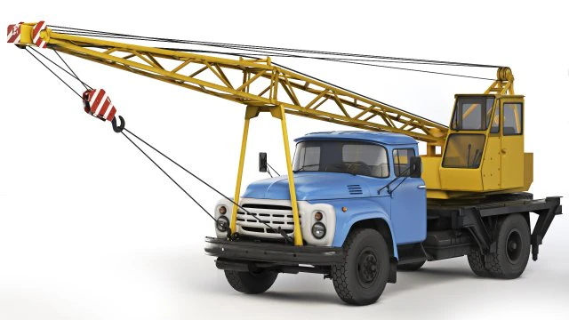 ZiL 130 KS-2561 1987 3D Model .c4d .max .obj .3ds .fbx .stl .blend 