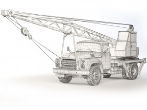 ZiL 130 KS-2561 1987 3D 模型