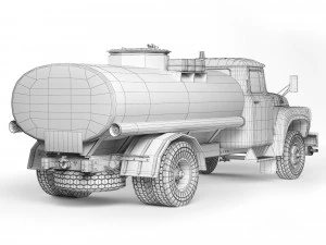 ZiL 130 TSV-6 1967 3D Model