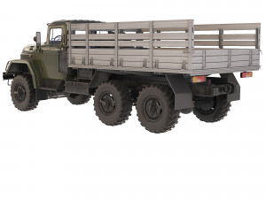ZiL 131 flatbed body 1966 3D Model