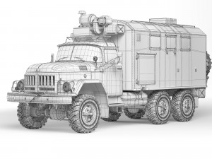 ZiL 131 kung 1969 3D Model