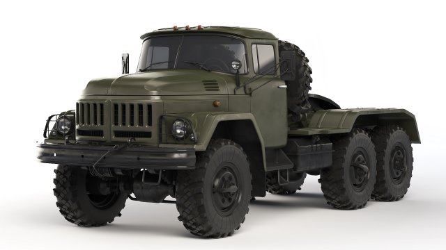 ZiL 131 NV 1986 3D 模型 .c4d .max .obj .3ds .fbx .stl .blend 