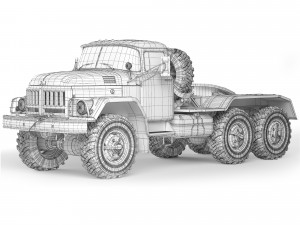 ZiL 131 NV 1986 3D 模型