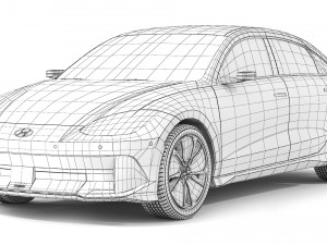 Hyundai Ioniq 6 2023 Modelo 3D