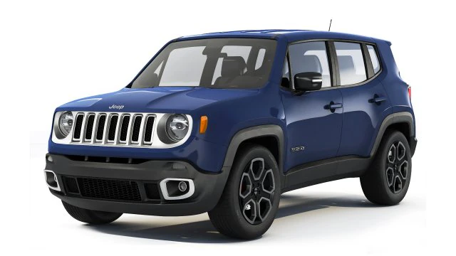 Jeep Renegade 2017 3D Model .c4d .max .obj .3ds .fbx .stl .blend 