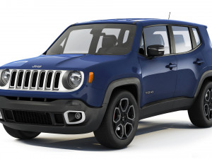 Jeep Renegade 2017 Modèle 3D