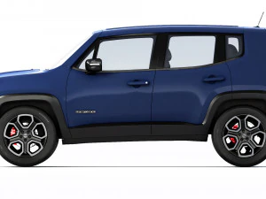 Jeep Renegade 2017 3D Model