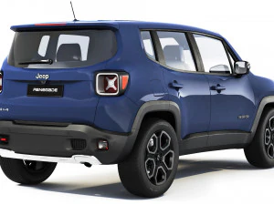 Jeep Renegade 2017 3D Model