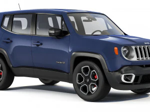 Jeep Renegade 2017 3D Model