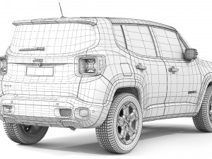 Jeep Renegade 2017 Modèle 3D