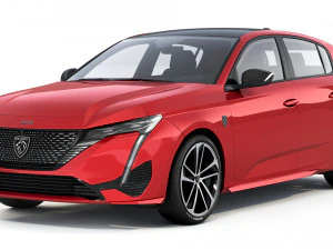 Peugeot 308 GTSport 2023 Modello 3D