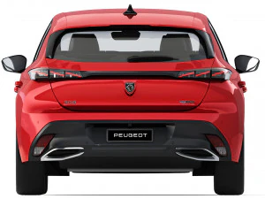 Peugeot 308 GT Sport 2023 3D Model